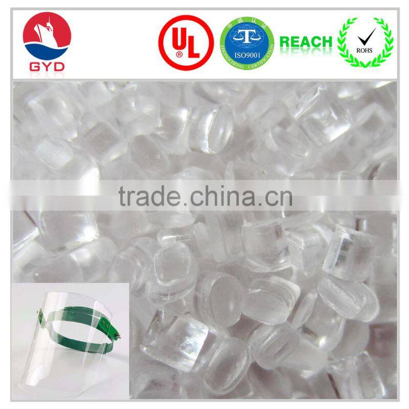 Sales High quality PC plastic raw material pellets / Low halogen Green material Fire resistant Polycarbonate granules