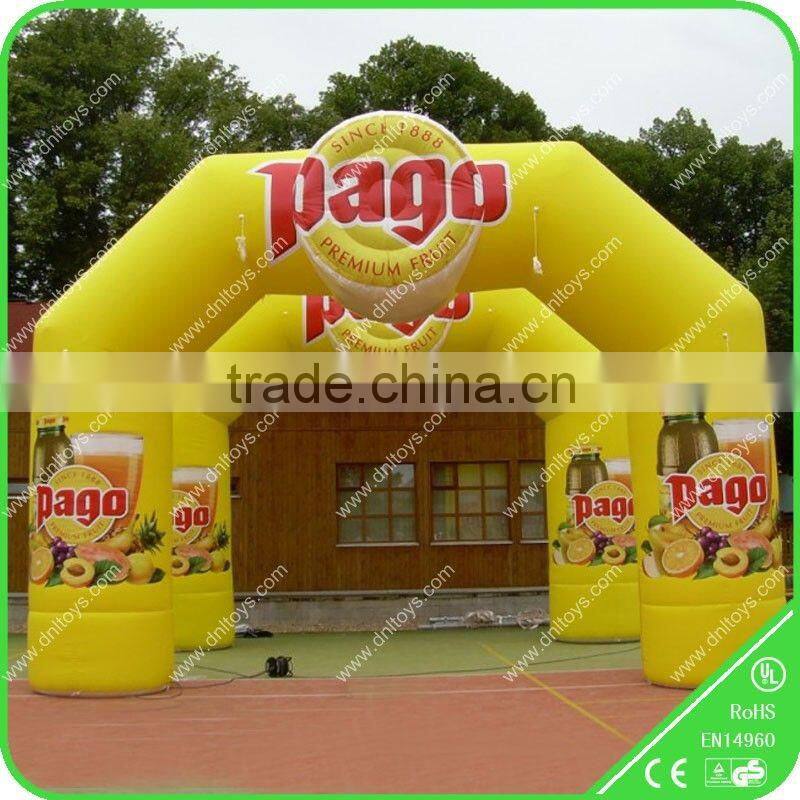 small inflatable arch
