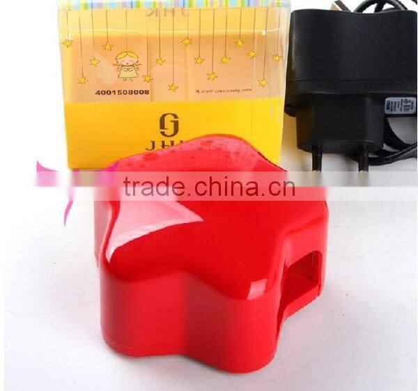 Rose color mini 0.5 w star shape LED lamp for nail art