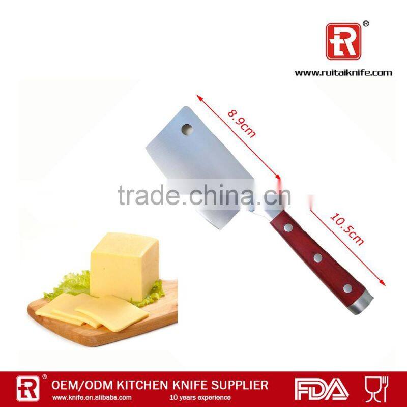 Stainless steel forge handle cheese knife set cheese tool
