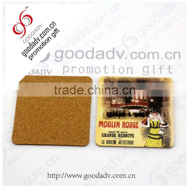 Anti skid and heat insulation custom cardboard drink coasters