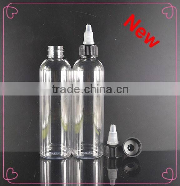 unicorn bottle PET clear bottle with the twist off caps