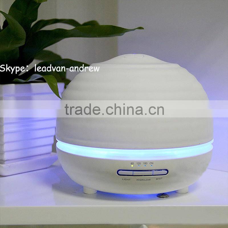 360ml Cool Mist Humidifier Ultrasonic Aroma Essential Oil Diffuser for Office Home Bedroom Living Room Study Yoga Spa