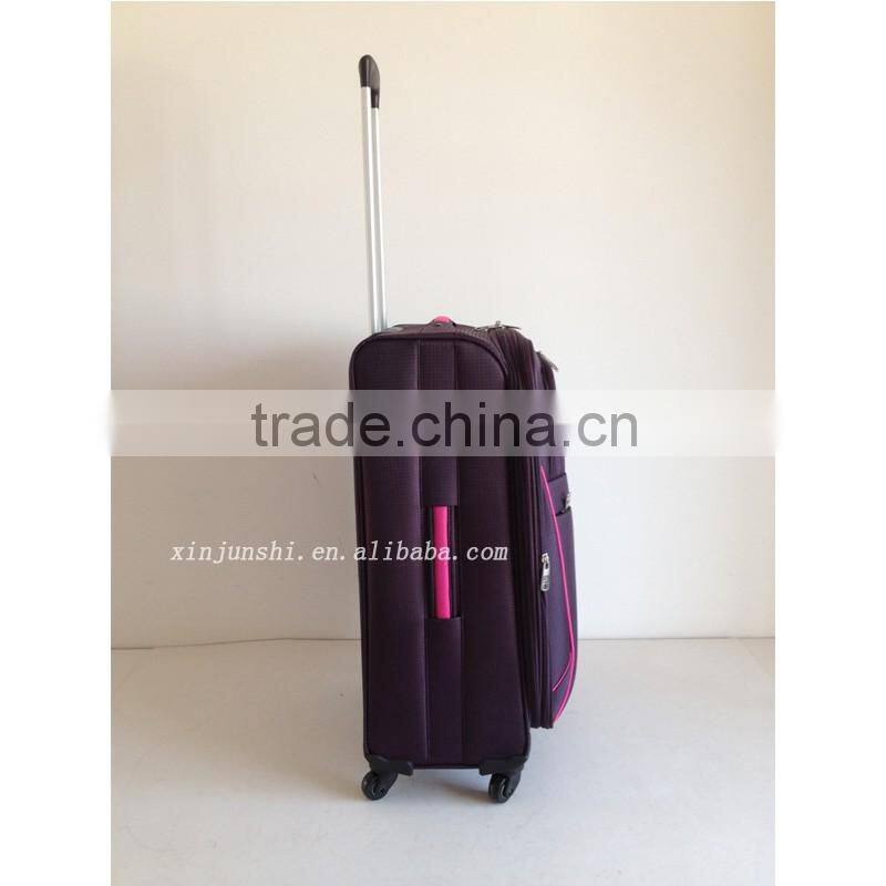 lightweight soft luggage with external wheels