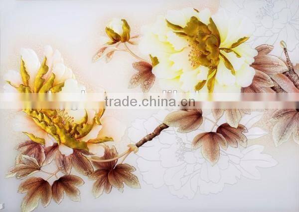 Colorful Glass Wall Decoration Hanging Hand Painted Glass