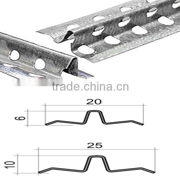 section the gypsum metal profile for drywall partition perforated T type angle