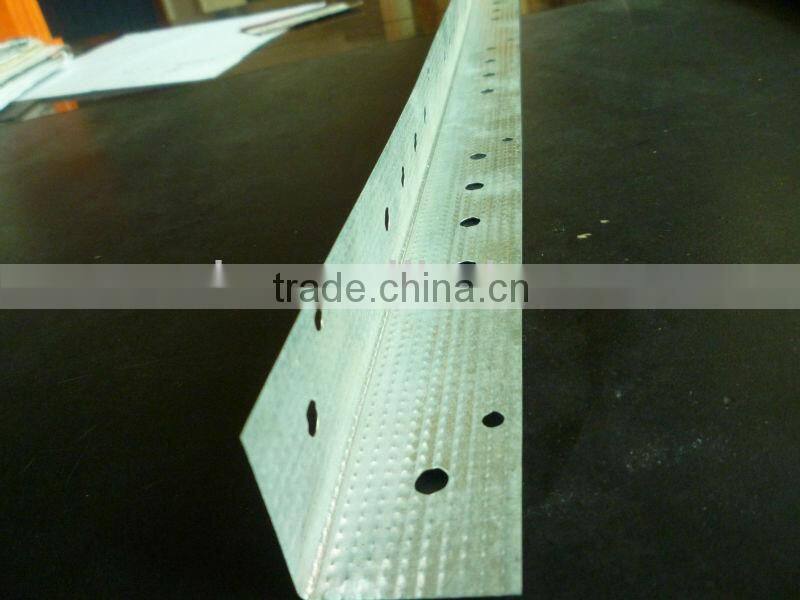 Galvanized Suspended Ceiling Wall Angle / Corner Beads for Construction and Building Materials