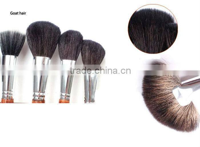 25pcs Top Quality Natural Wooden Handle Cosmetic Brush