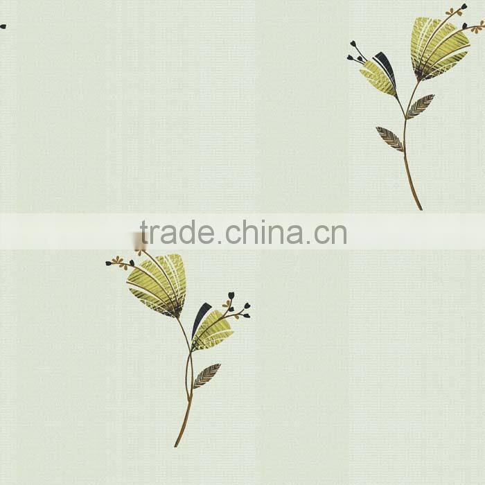 M-1505 Special flower design living room washable vinyl wallpaper