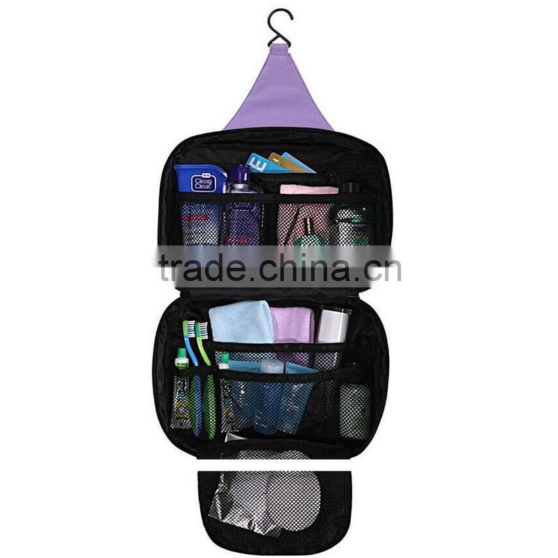 Portable Hanging folding toiletry travel bag Organiser
