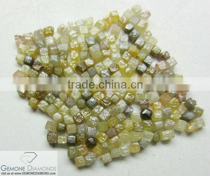 Excellent Quality Natural Loose Mixed Color Drilled Diamond Beads for Necklace