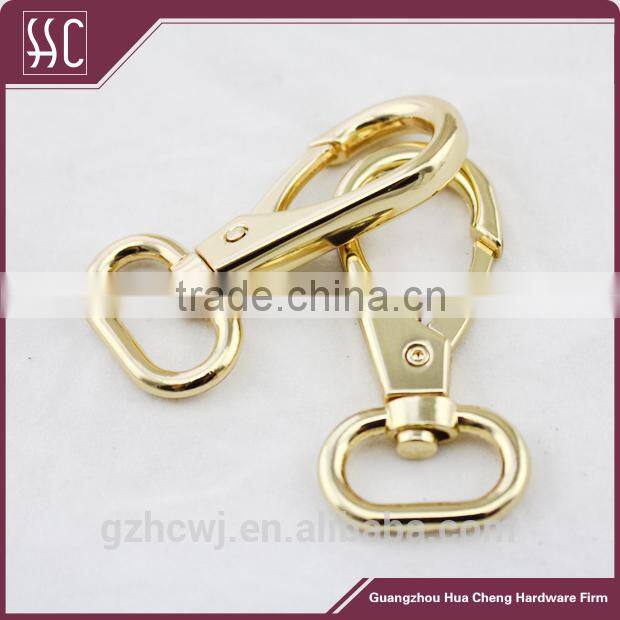 swivel metal dog snap hook,snap hook for handbag, snap spring hook