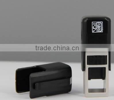 Free sample Square 12x12mm Factory HongTu novelty Self inking rubber colorful stamps