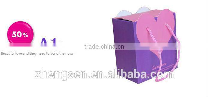 2014 creative joyful handbag / candy box of paper board