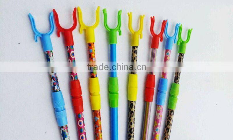 Market hot saling Cloth hanger fork with telescopic handle