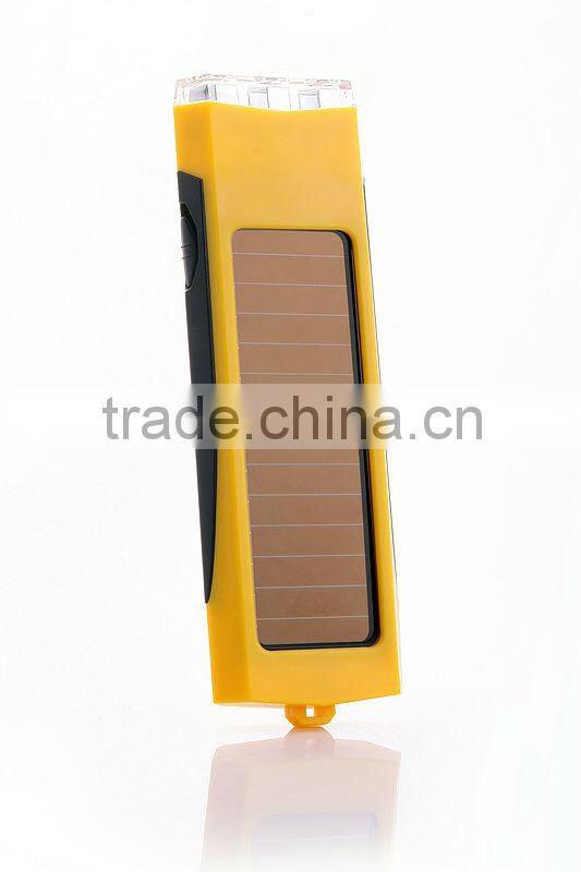 factory LED solar electric torch&solar flashlight made in China
