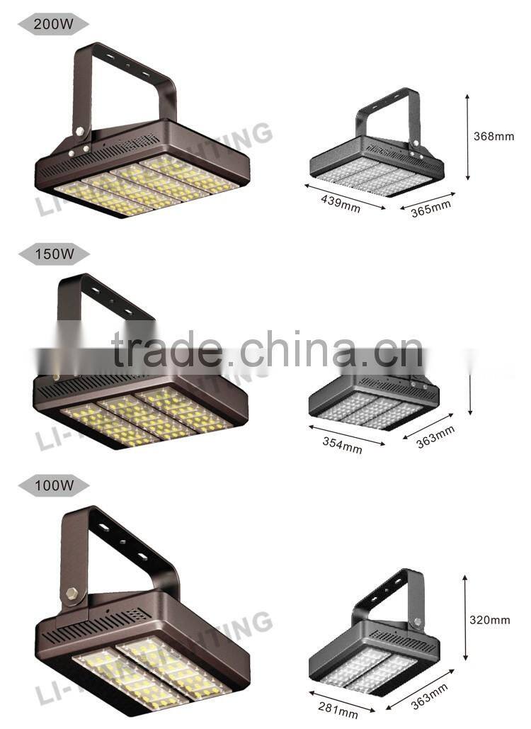 High Lumen Bridgelux chip/Cree chip waterproof ip65 100w LED Tunnel Light