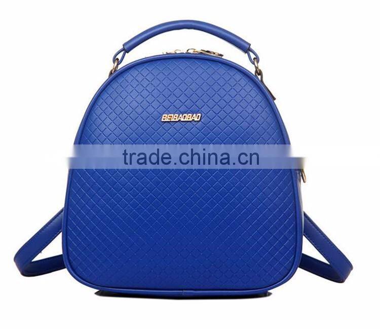 High Quality Colorful Travel Bags Fashion Waterproof PU leather backpack For girls Lady