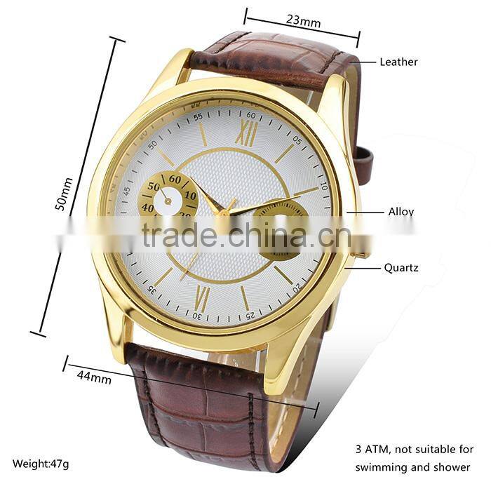 New Innovative Products Leather Men Latest Watch Model