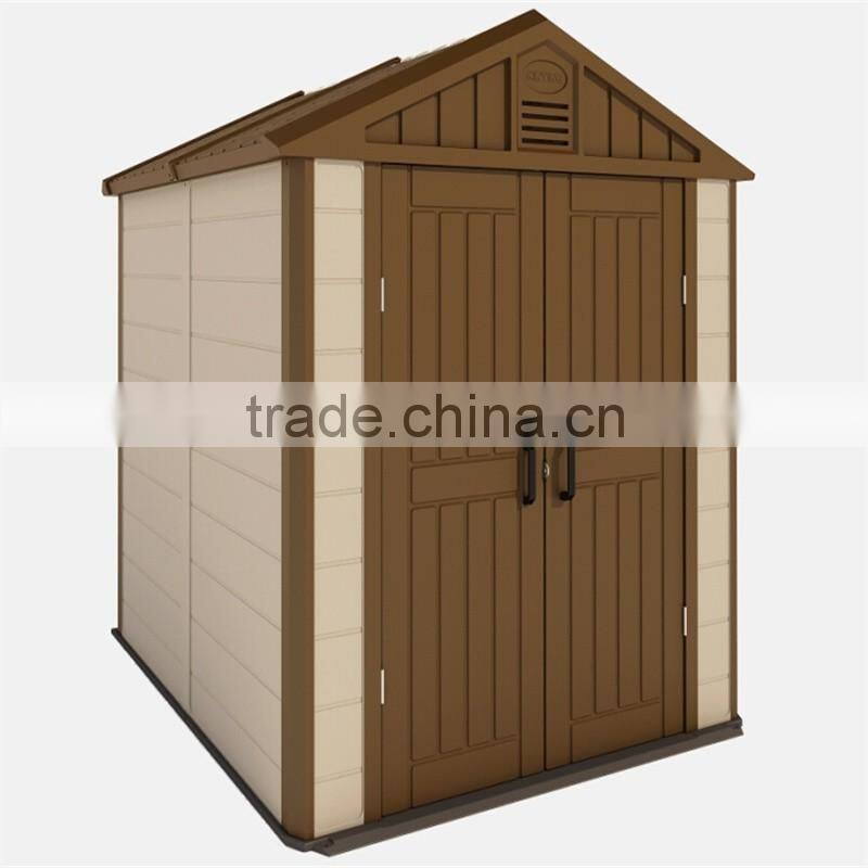 2016 wholesale price plastic garden sheds storage trailer house