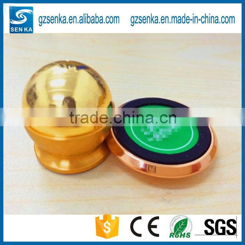 new premium zinc alloy with rhinestone magnetic phone car holder