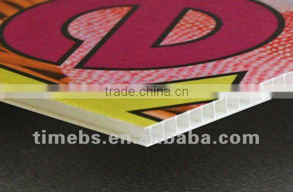 Plastic outdoor sign board material