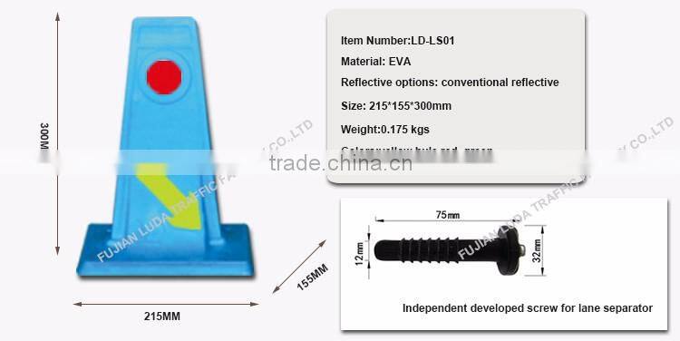 EVA Lane Divider With Colored Design