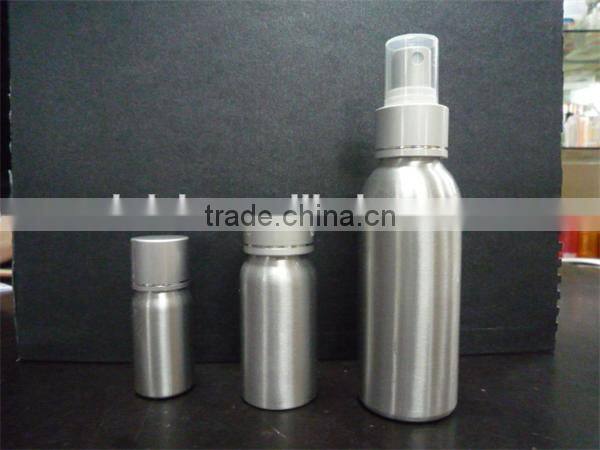 Aluminum Lotion Spray Refillable Bottles
