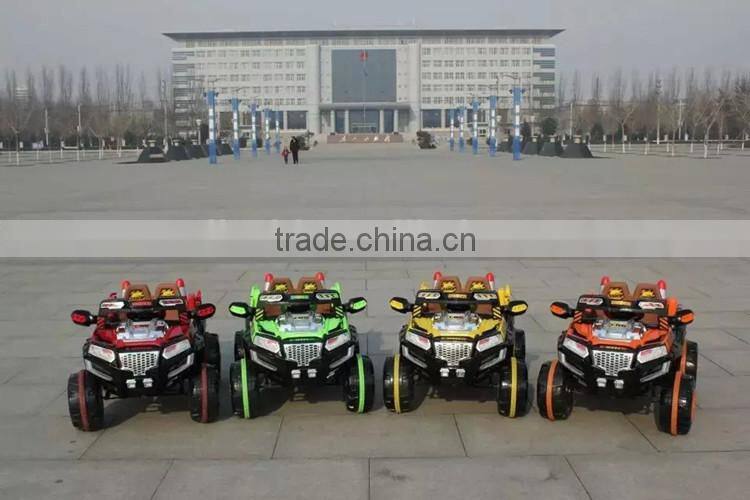 Factory wholesale 4 wheels remoter control battery power off-road ride on car
