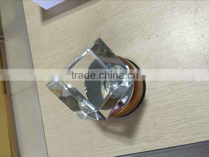 Different laser crystal cube with LED light base