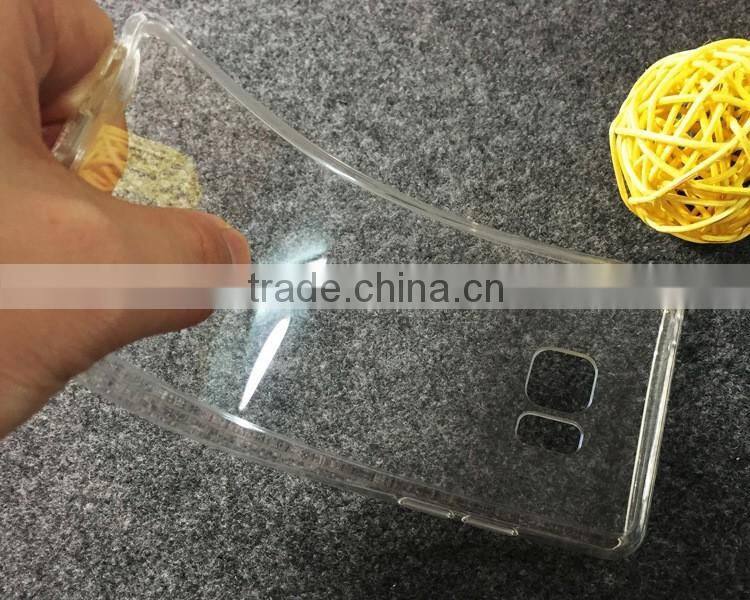 Mobile phone clear case for samsung note 7, for galaxy note 7 case, note 7 cover case with tpu bumper frame