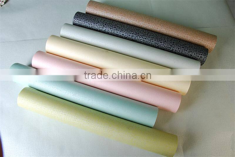 classic Design Non-woven black wallpaper for home