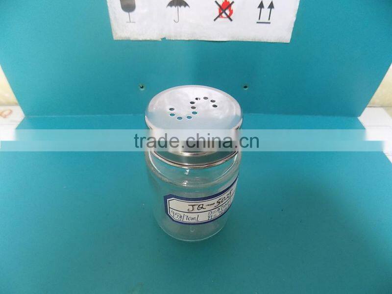 70ml round glass flavour jar for salt or pepper