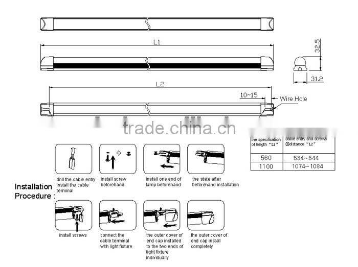 ONN J08 Approved Cheap Price Good Quality 16w t8 LED Tube