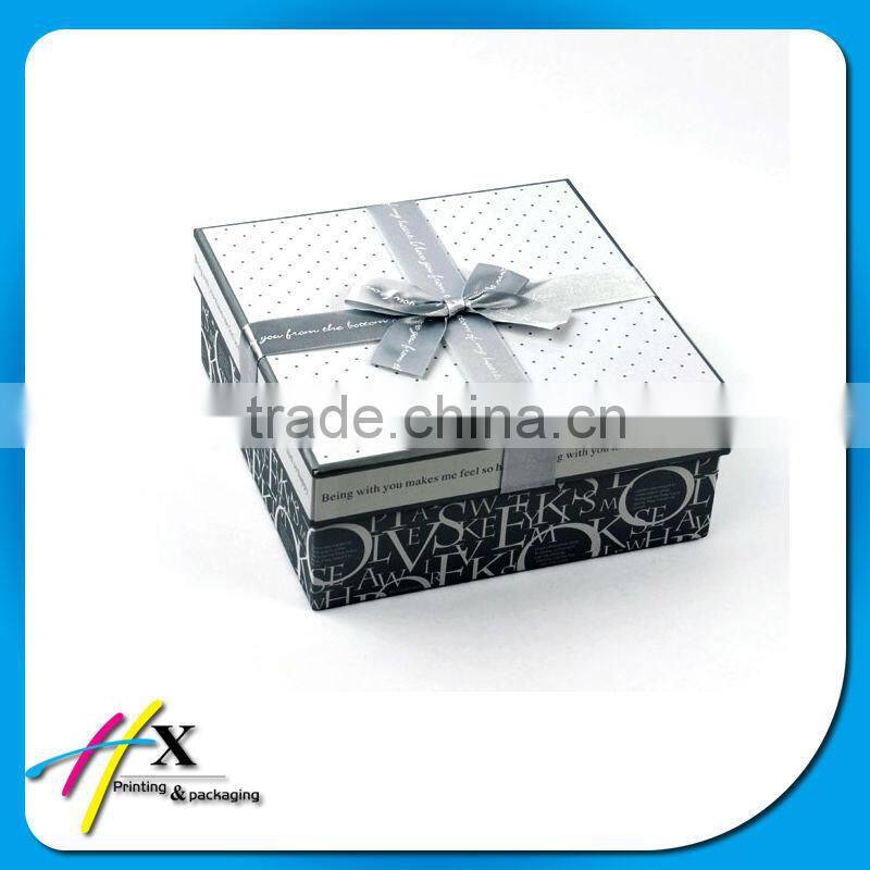 2015 Factory Price Customized Matt E-flute paper box with lid