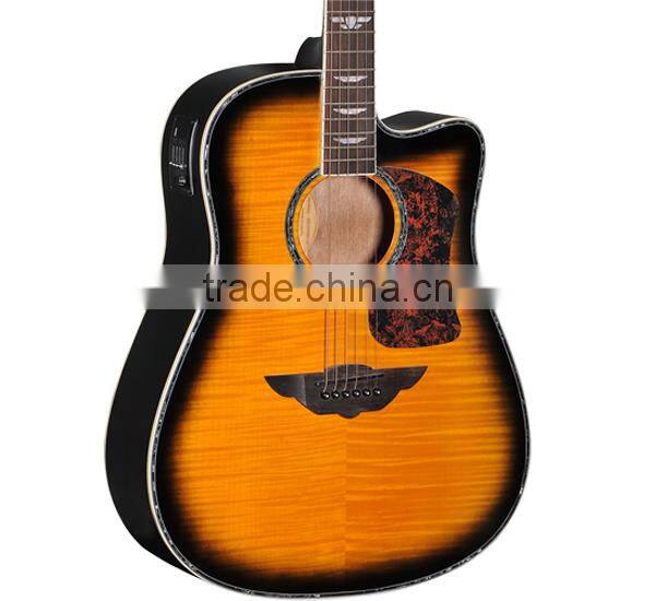 acoustic electric guitar high grade good price wood guitar