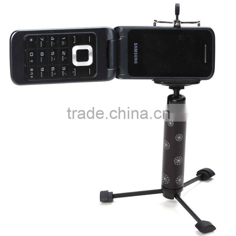 2016 hot sell simple design mobile phone stand, cell phone holder for tripod