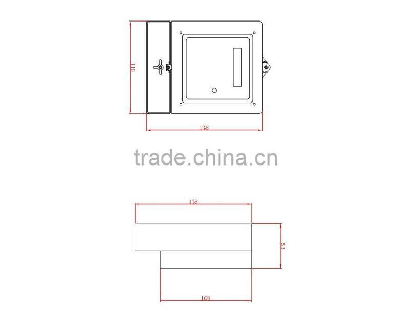 New Type Two Phase Three Wire Static Watt Hour Meter For Energy Monitoring