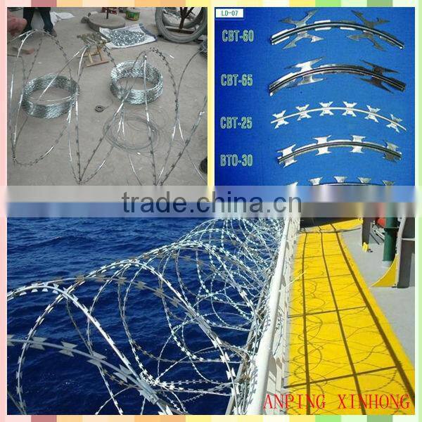 razor barbed wire mesh fence