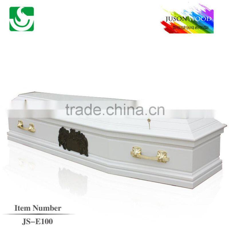 New European style funeral wooden wholesale cheap wood coffin