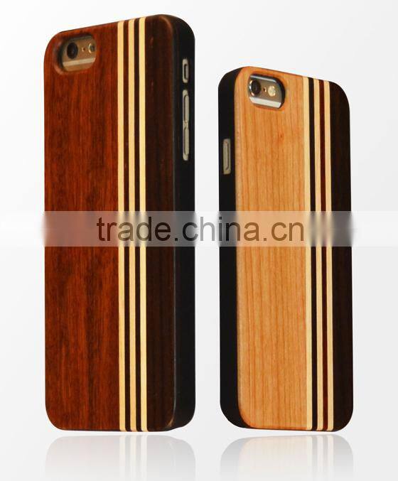 MOBILE PHONE CASE CUSTOMIZED in natural solid wood finish