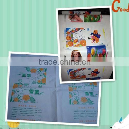 stack type plastic film roll to roll flexographic printing machine