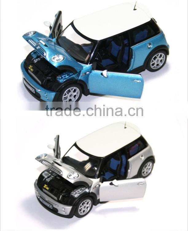 Model Car 1:24 Free Wheel Die Cast Metal Car With Light And Music