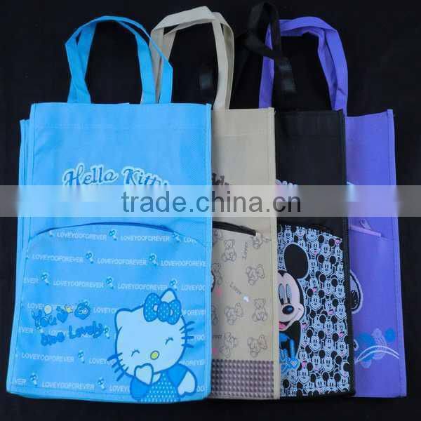 2015alibaba China free samples reusable fashional pp non-woven bag manufacturers