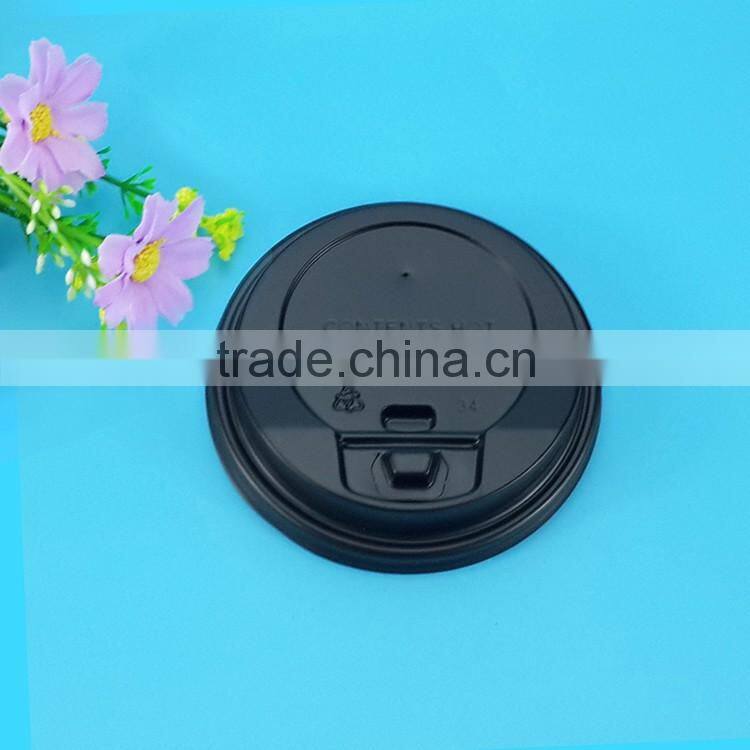 PS flat paper custom disposable coffee cup lid matched for12oz 16oz 20OZ