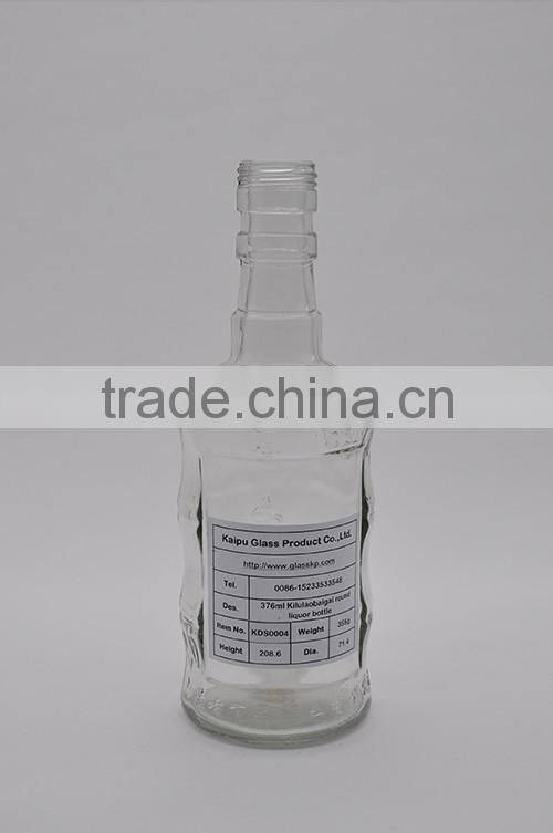 KDS0004 376ml Kilulaobaigai round liquor bottle