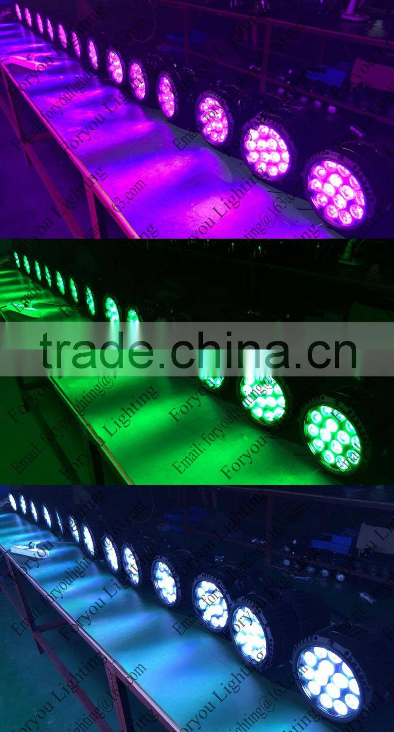14x15 Watt Pro Colorado Outdoor Stage Waterproof DMX 14x15W RGBWA+UV 6in1 Wash Par Can Spot Light