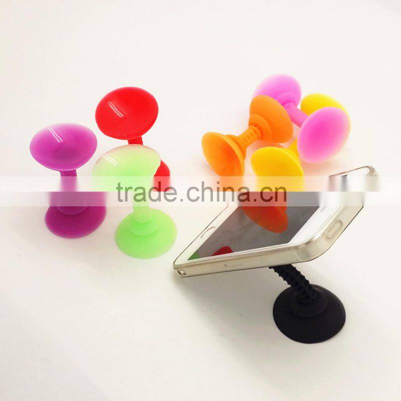 Promotion silicone suction cup holder for mobile phone