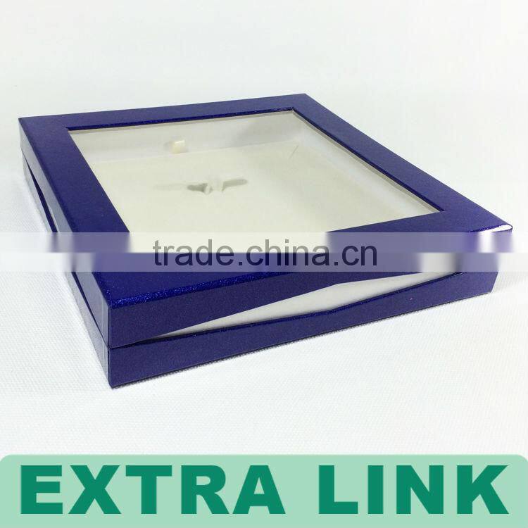 Royal Clear PVC Kraft Paper Pillow Watch Jewelry Display Box