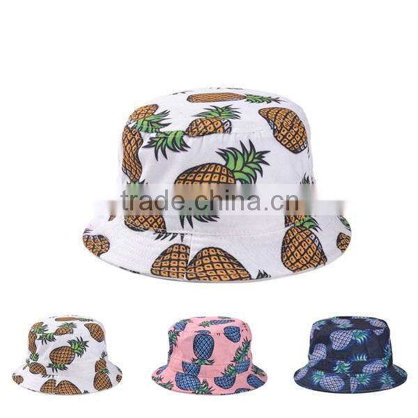 Fashion custom cotton canvas bucket hat